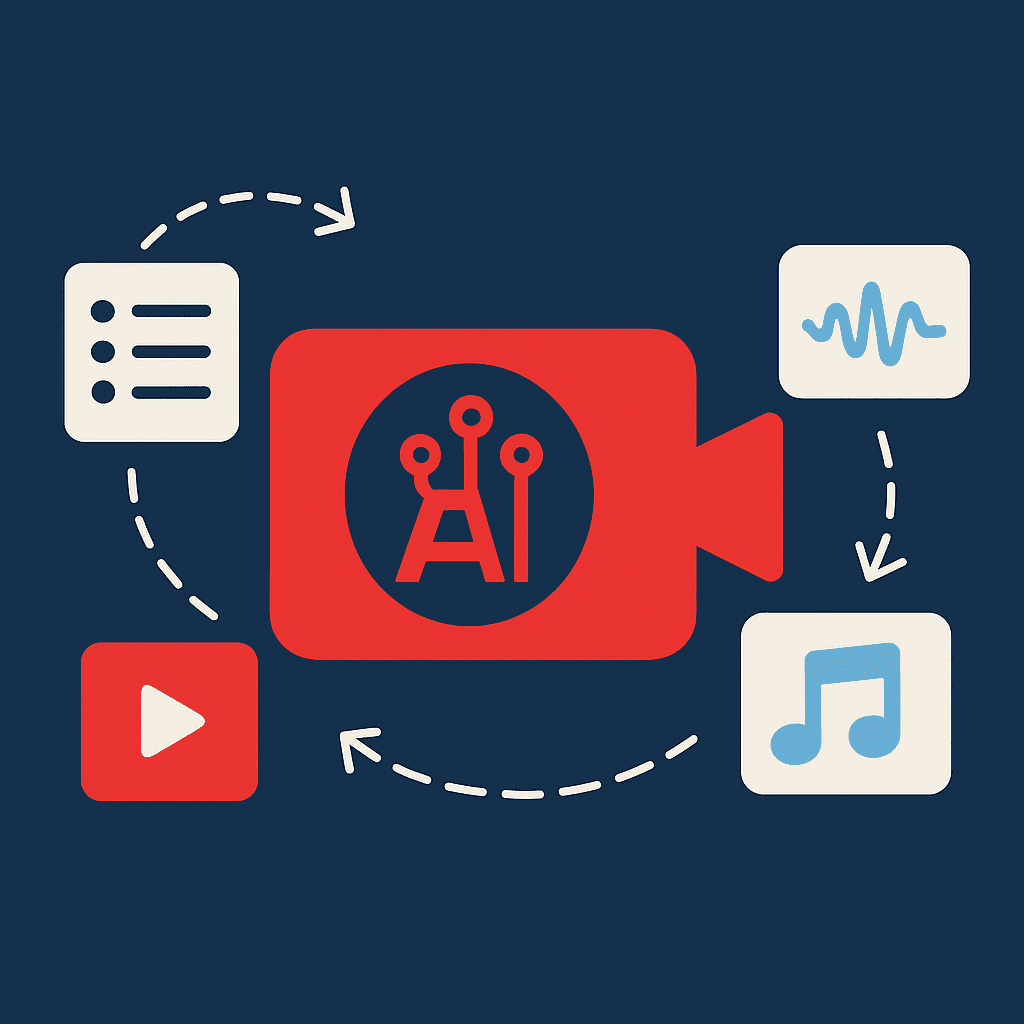 AI video creation process